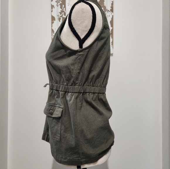 True Craft sz xl olive green sleeveless vest - Picture 4 of 8